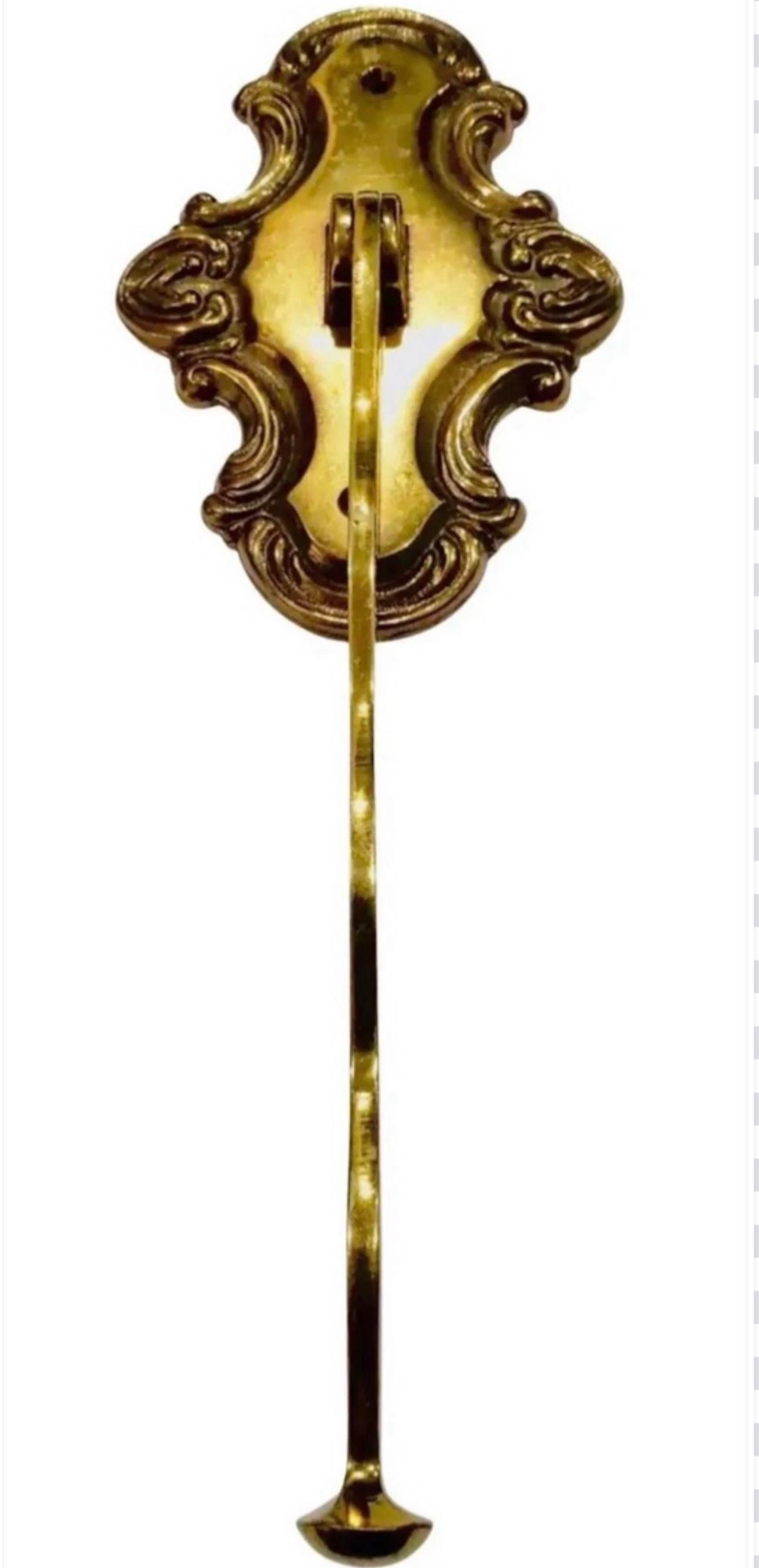 Frisman Vintage 1920s 1 Ft Vintage Art Deco Nouveau Arts & Crafts Deco Brass Door Knocker