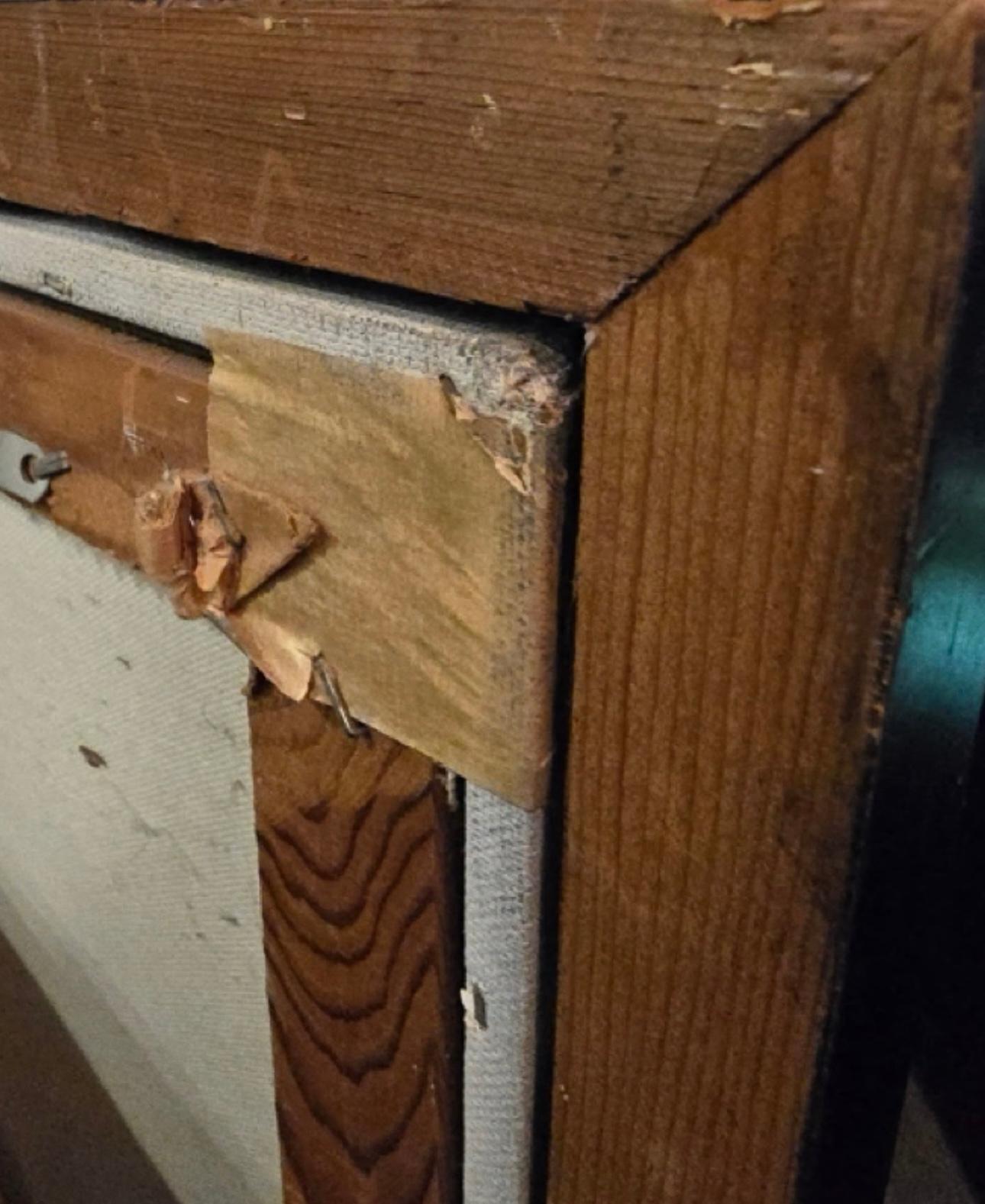 Frisman Vintage SALE 70s Monumental Rare Letterman Sailboat SFO Framed Realism Nautical Painting