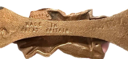 Frisman Vintage Rare Vintage Large 50s Scottish Bagpipe Player Solid Brass Door Knocker Scotland