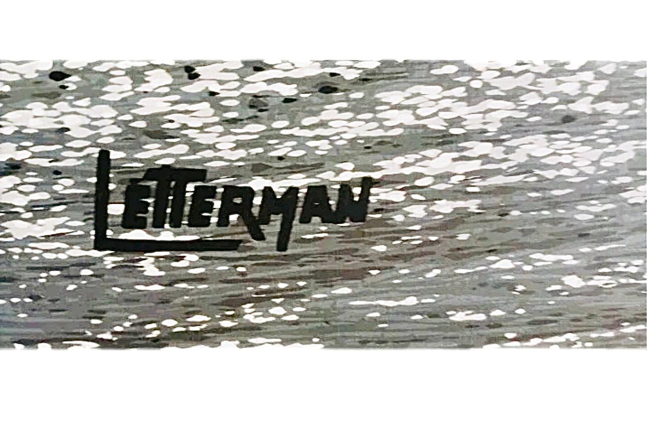 Frisman Vintage SALE 70s Monumental Rare Letterman Sailboat SFO Framed Realism Nautical Painting