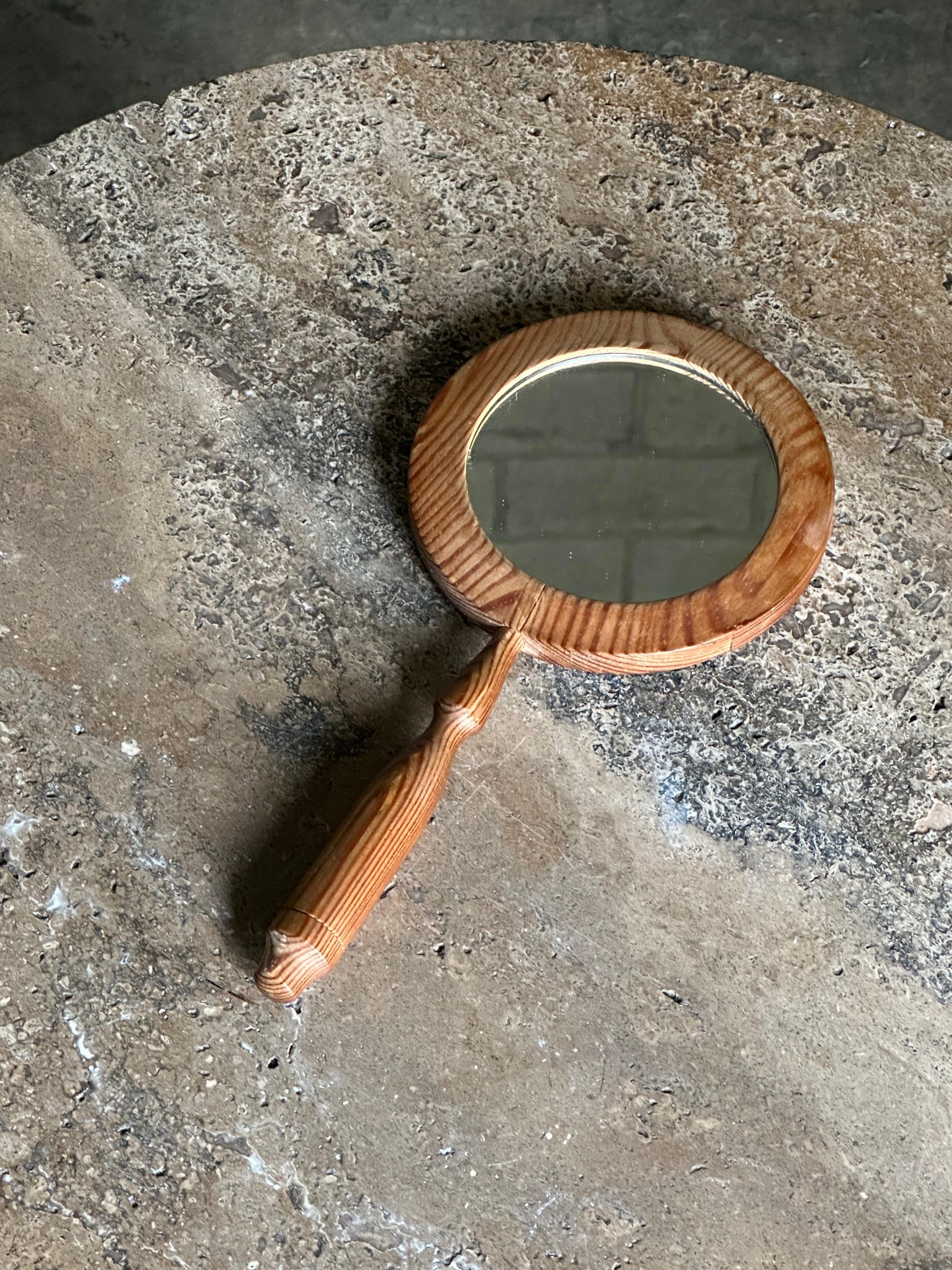 Frisman Vintage Swedish Designer Hand Mirror