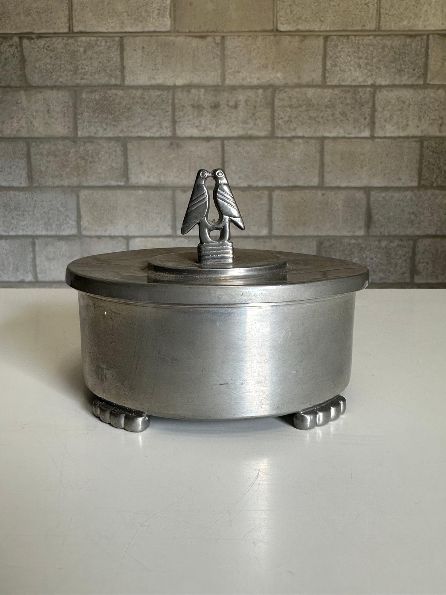 Svenskt Tenn Lidded Container in Pewter, Sweden