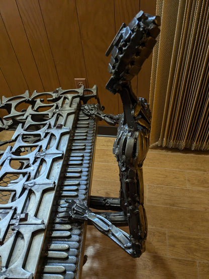 Unique Brutalist Coffee Table Sculpture By Colbert Collins 1976