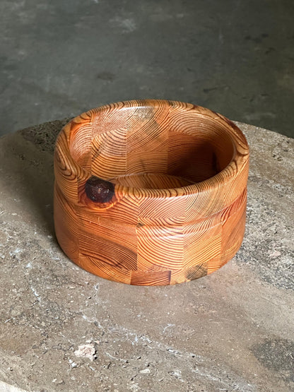 Frisman Vintage Large Pine Bowl by Stig Johnsson for Smålandsslöjd, Värnamo