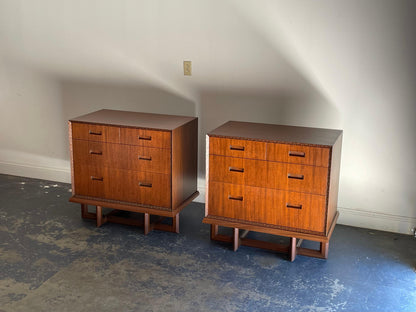 Frank Lloyd Wright for Henredon “Taliesin” Pair of Cabinets/ Chests