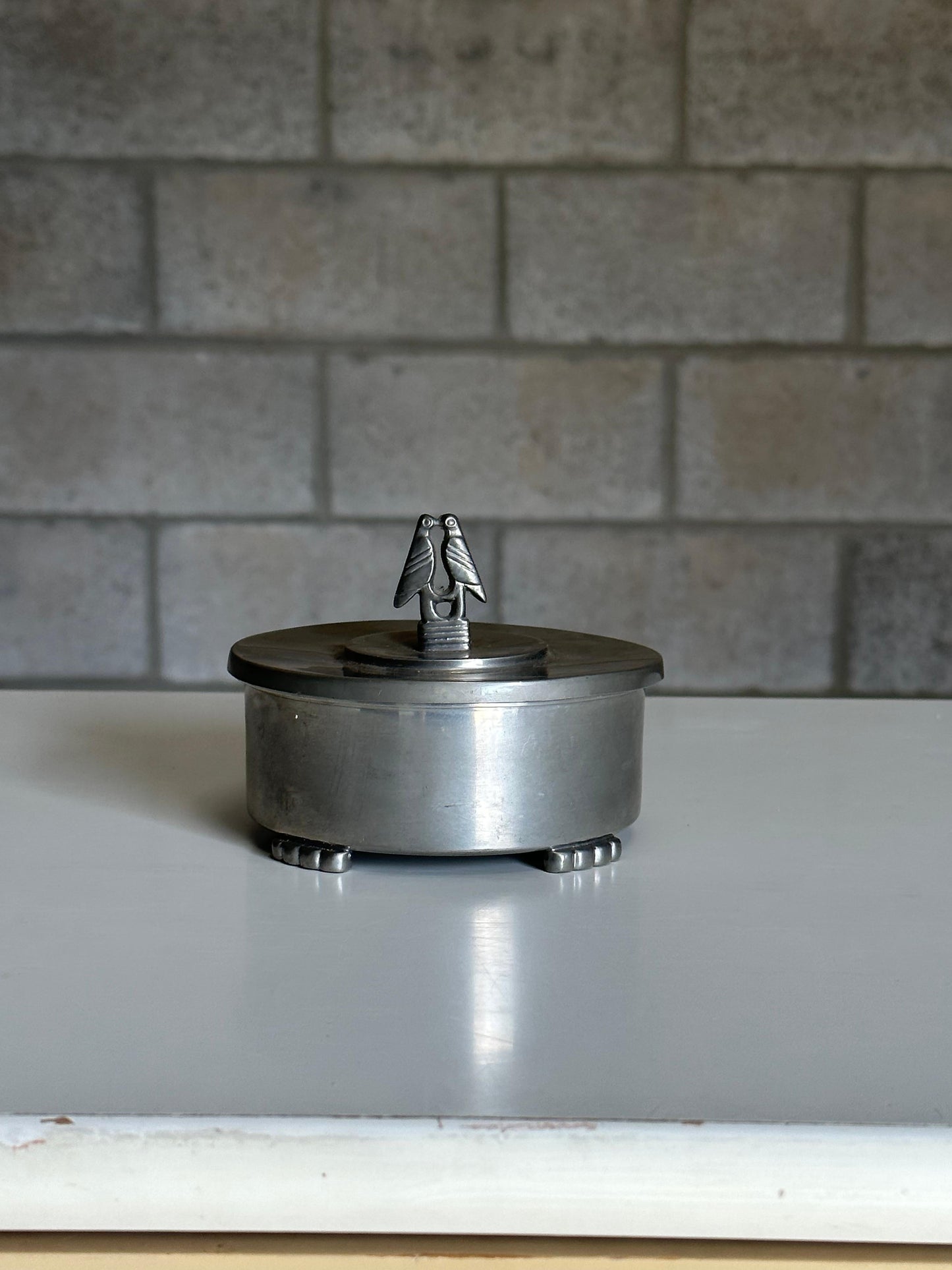 Svenskt Tenn Lidded Container in Pewter, Sweden