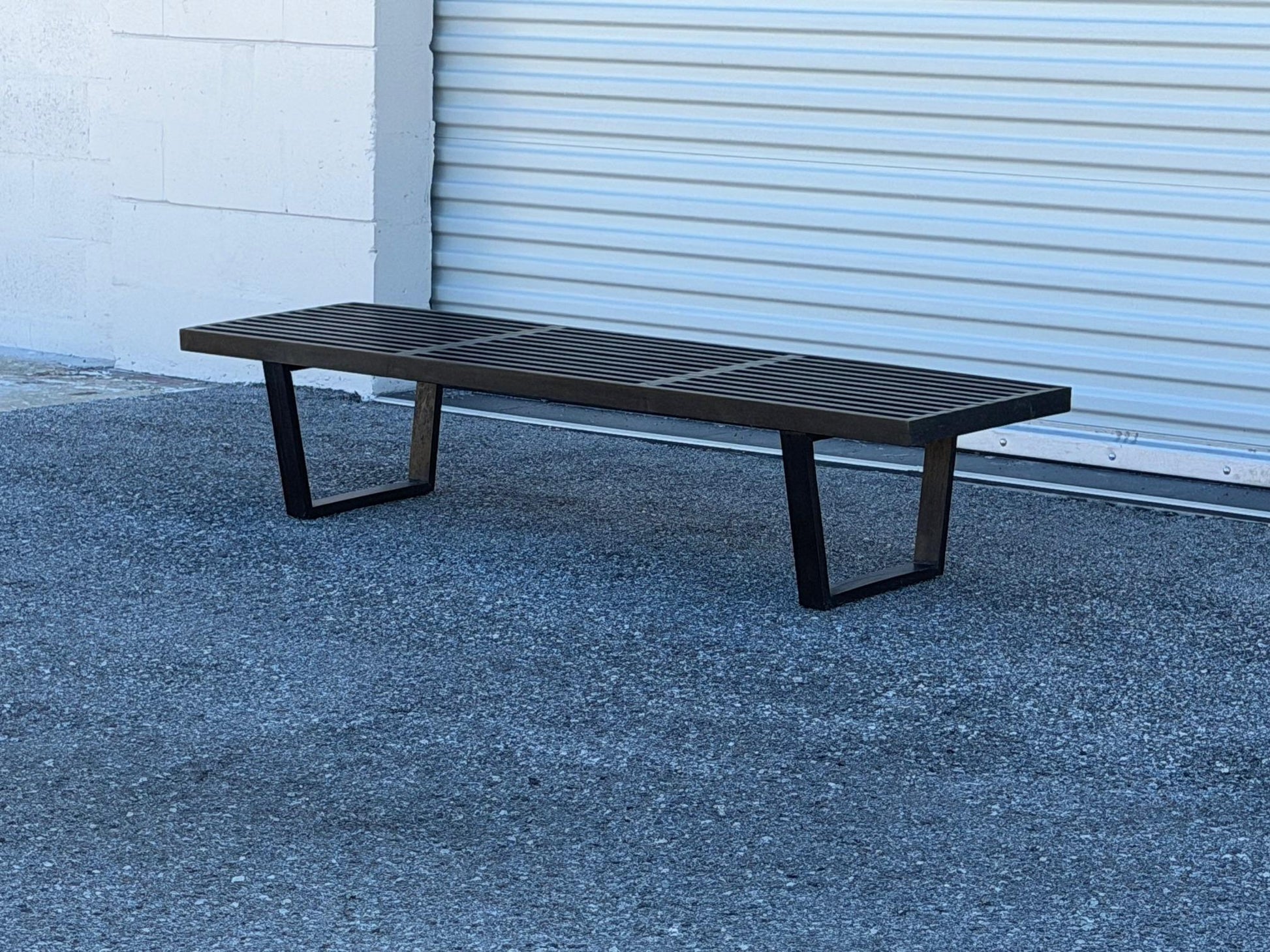 Frisman Vintage George Nelson Classic Slat Bench 1950's Original Signed!