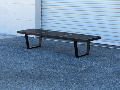 Frisman Vintage George Nelson Classic Slat Bench 1950's Original Signed!