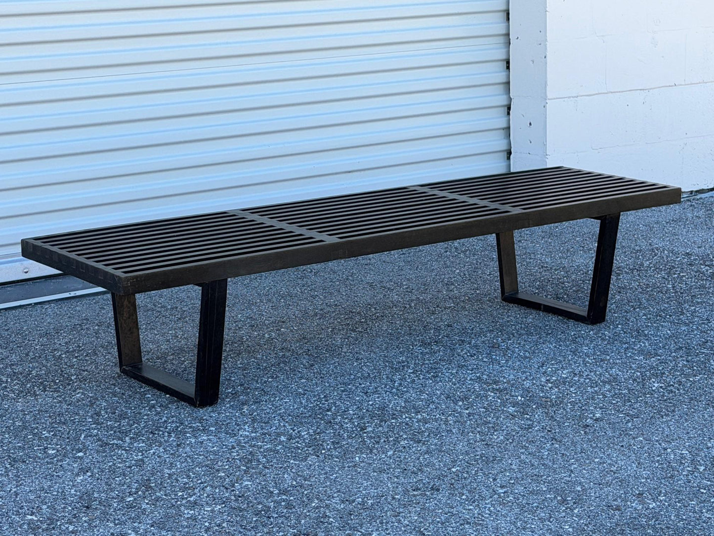 Frisman Vintage George Nelson Classic Slat Bench 1950's Original Signed!