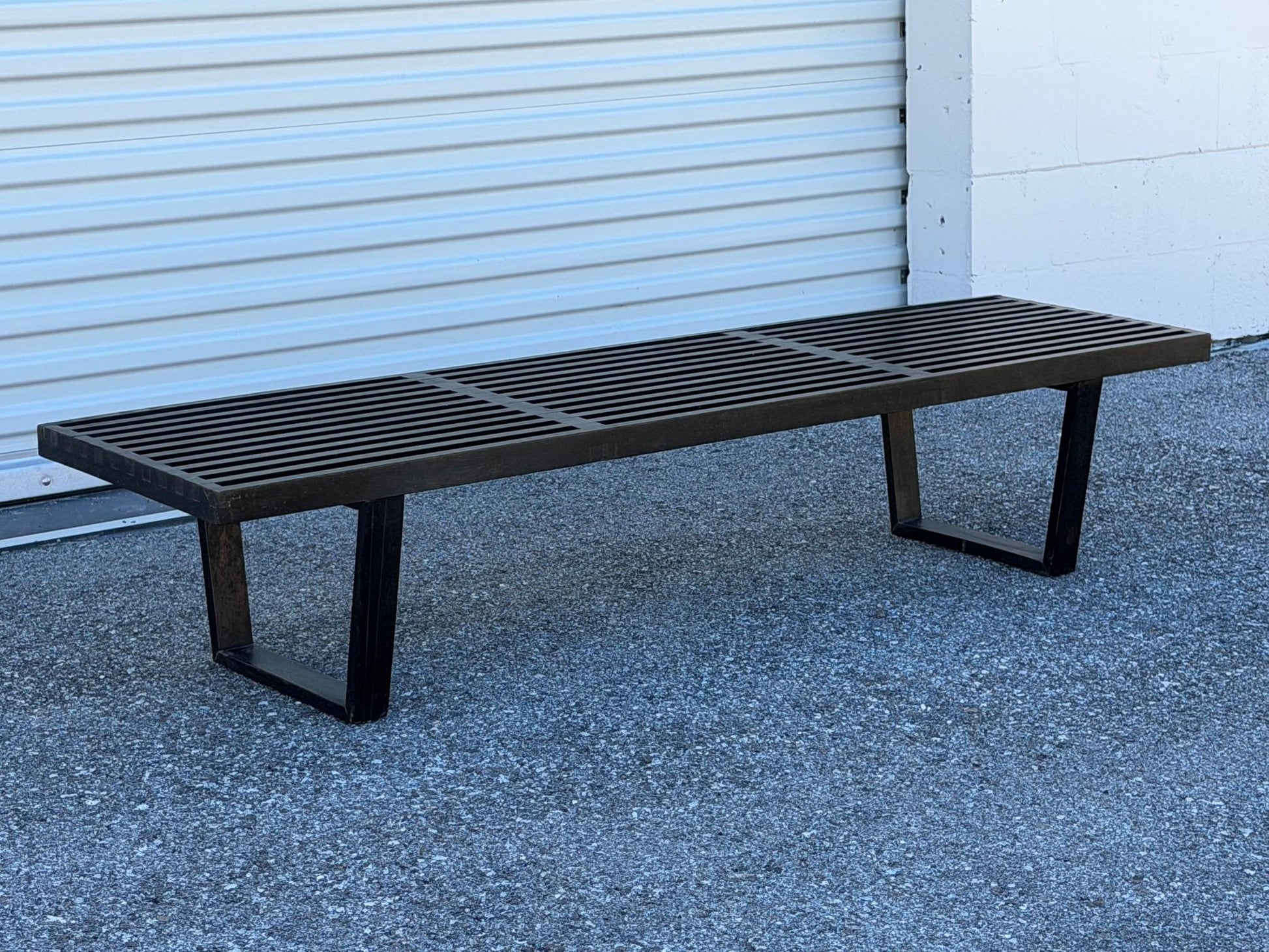 Frisman Vintage George Nelson Classic Slat Bench 1950's Original Signed!