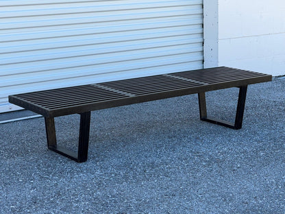 Frisman Vintage George Nelson Classic Slat Bench 1950's Original Signed!