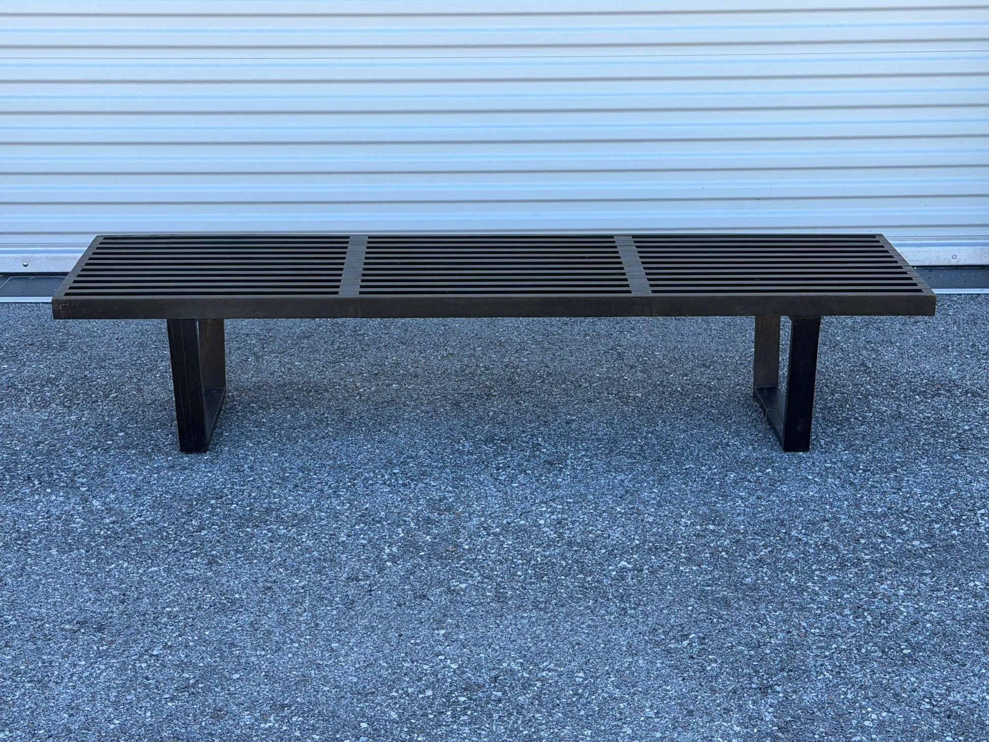 Frisman Vintage George Nelson Classic Slat Bench 1950's Original Signed!
