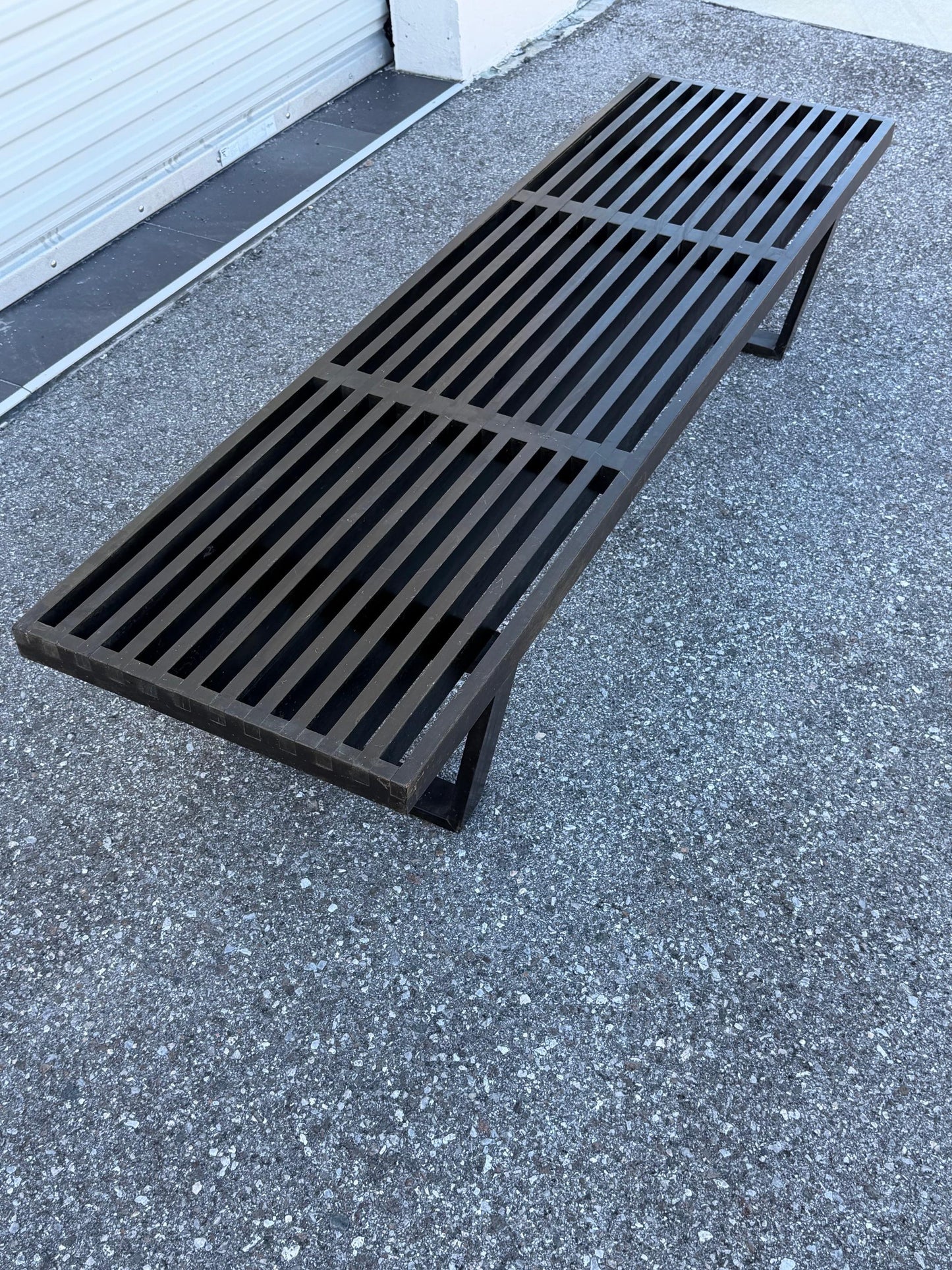 Frisman Vintage George Nelson Classic Slat Bench 1950's Original Signed!