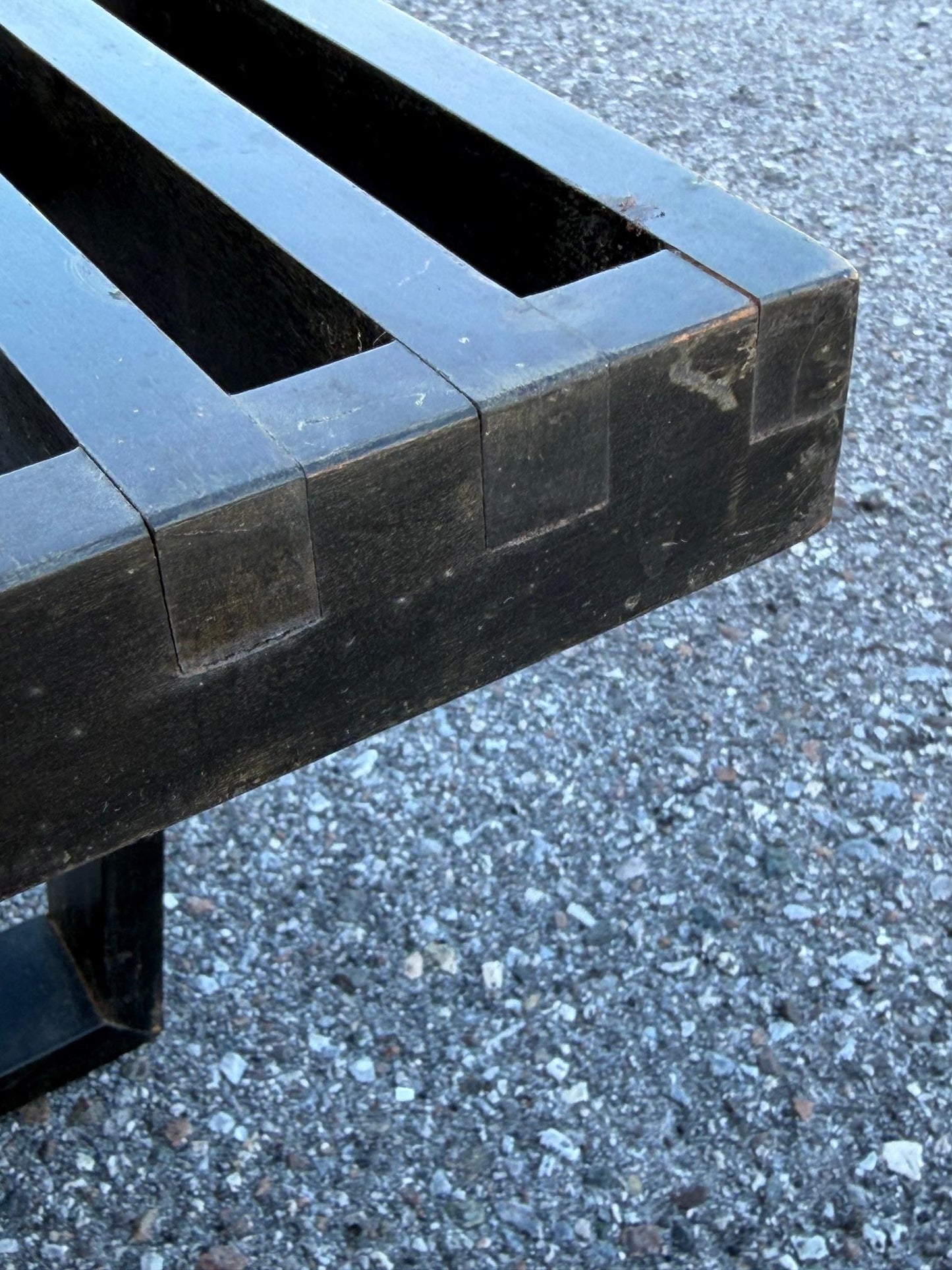 Frisman Vintage George Nelson Classic Slat Bench 1950's Original Signed!