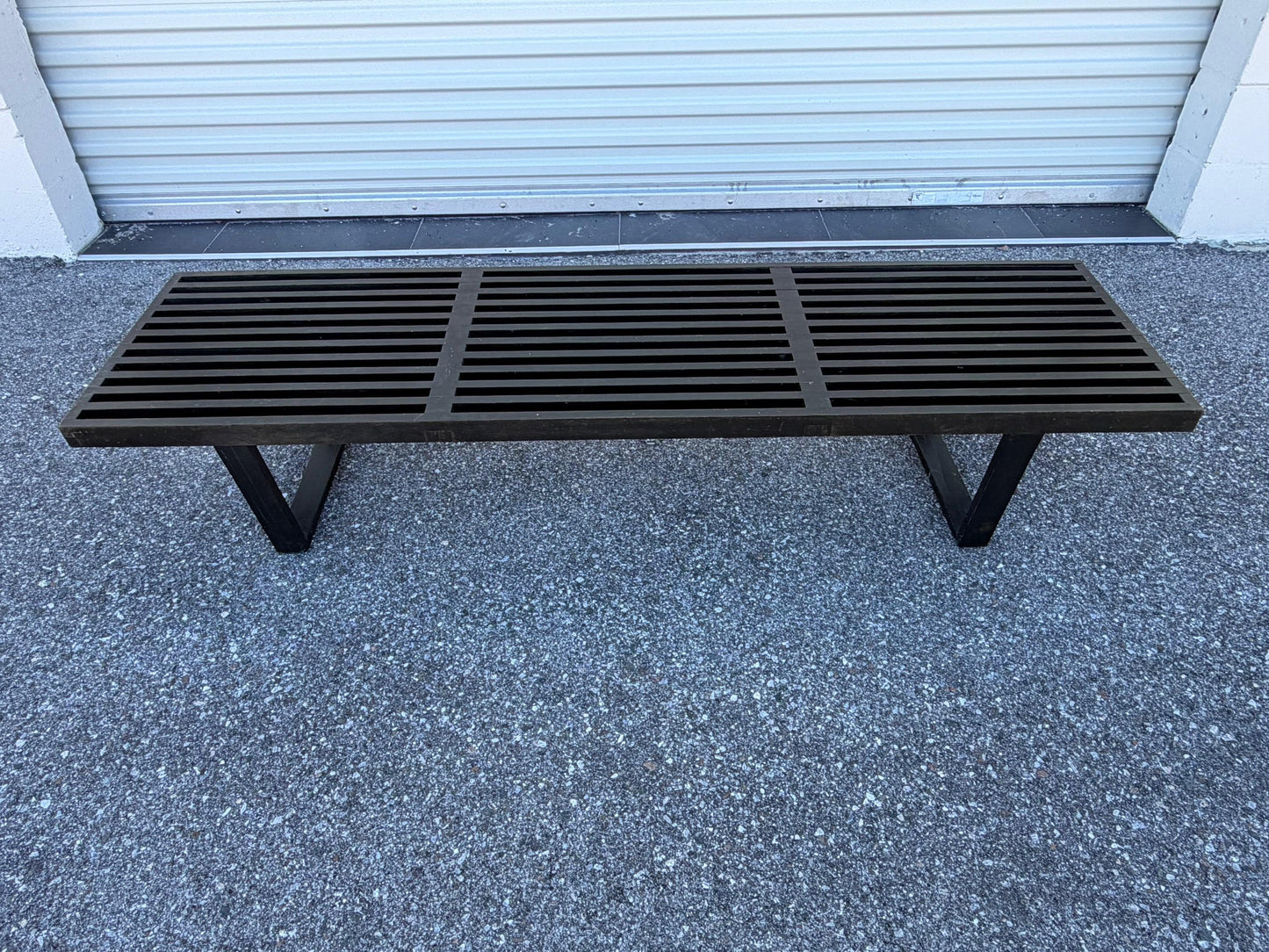 Frisman Vintage George Nelson Classic Slat Bench 1950's Original Signed!