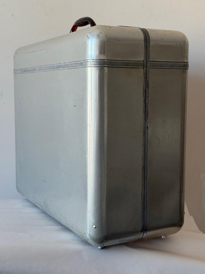 Frisman Vintage Original And Early Halliburton Aluminum Travel Case ca' 1940