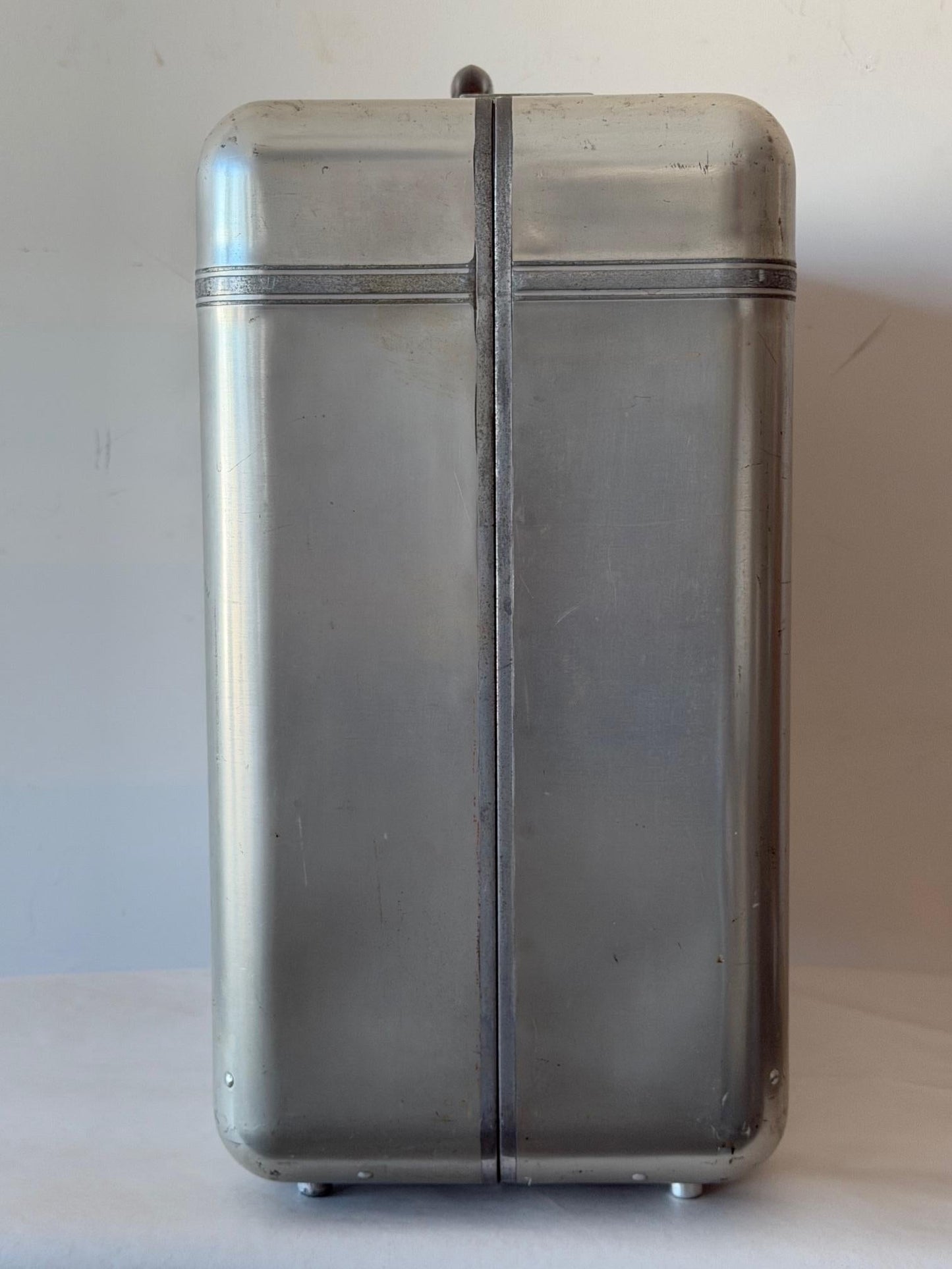 Frisman Vintage Original And Early Halliburton Aluminum Travel Case ca' 1940