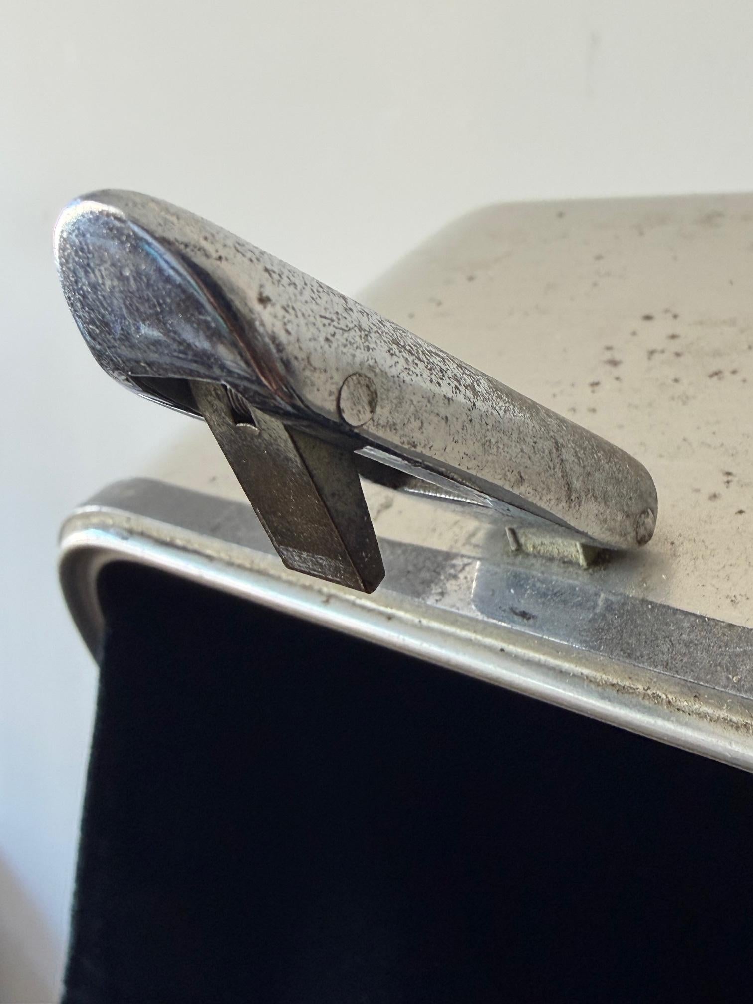 Frisman Vintage Original And Early Halliburton Aluminum Travel Case ca' 1940