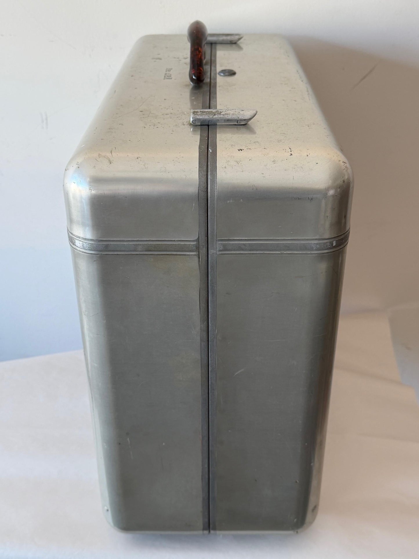 Frisman Vintage Original And Early Halliburton Aluminum Travel Case ca' 1940