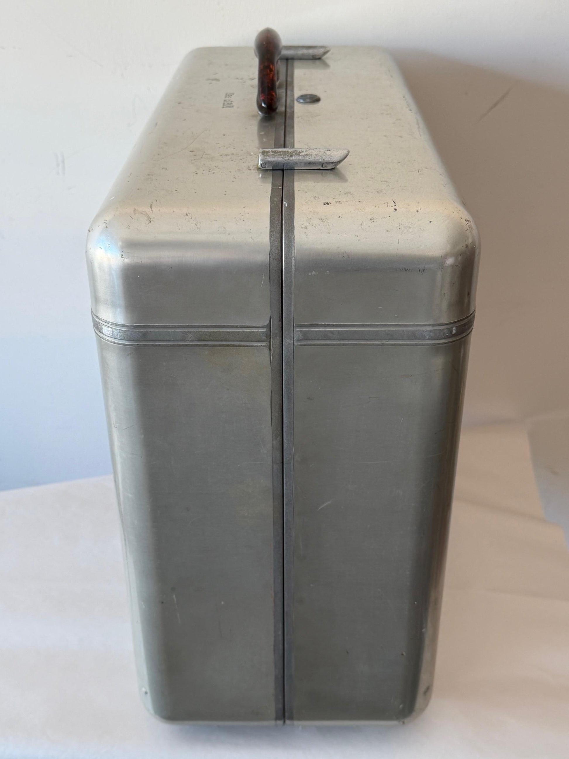 Frisman Vintage Original And Early Halliburton Aluminum Travel Case ca' 1940