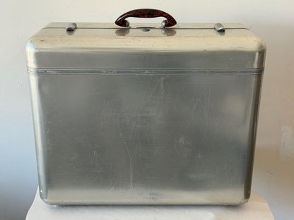Frisman Vintage Original And Early Halliburton Aluminum Travel Case ca' 1940