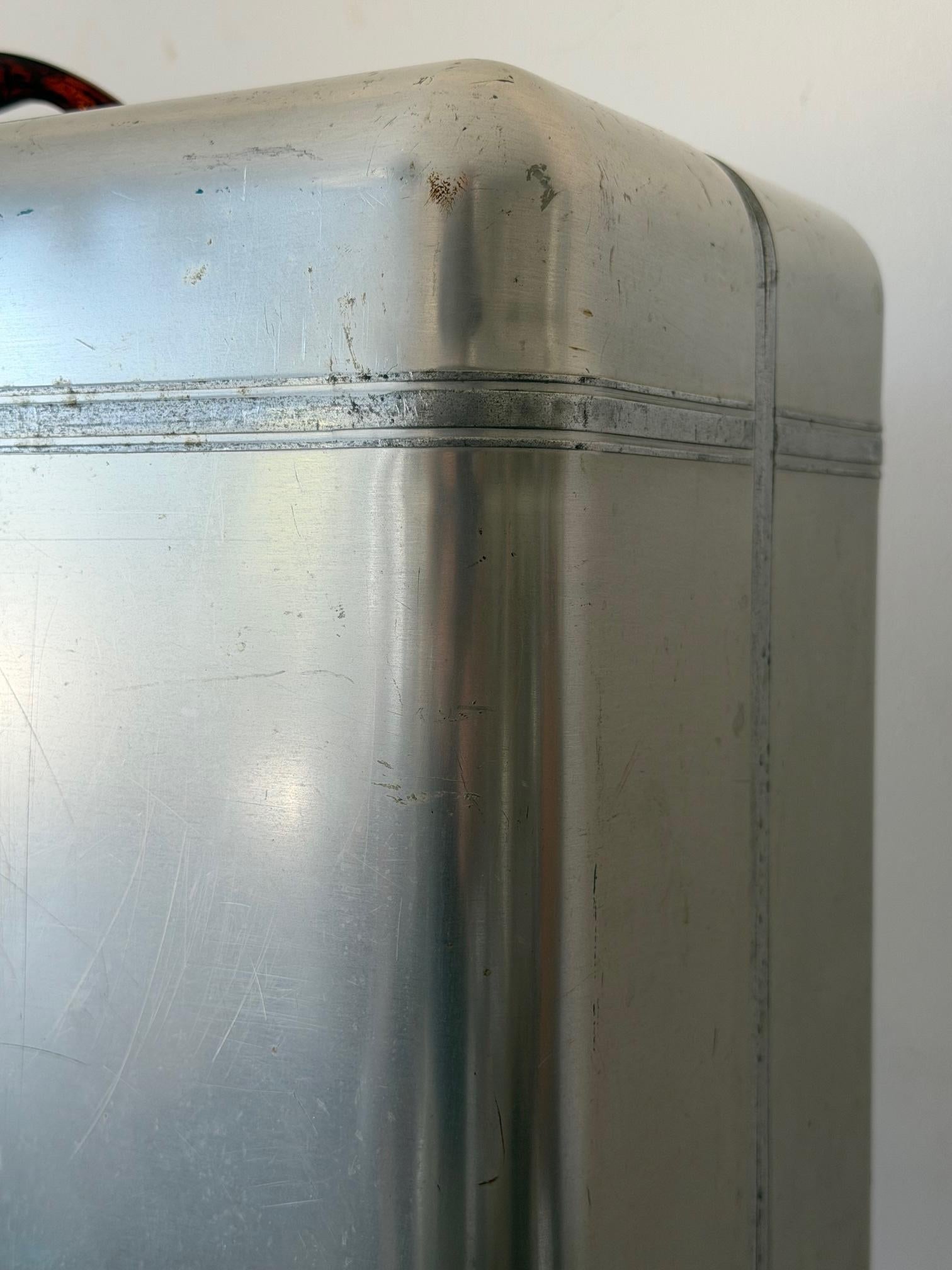 Frisman Vintage Original And Early Halliburton Aluminum Travel Case ca' 1940