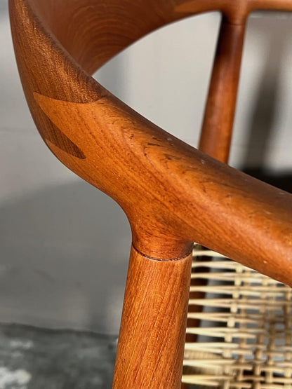 Frisman Vintage Set of Six Classic Chairs by Hans Wegner Johannes Hansen, Denmark