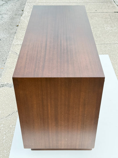 Frisman Vintage A Classic Mid Century Credenza With Sliding Caned Doors