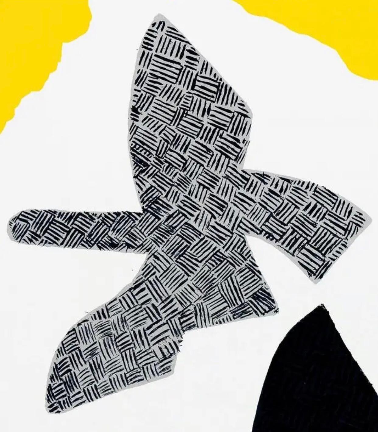 Frisman Vintage Vintage Original Georges Braque Exhibition Poster 3 Birds Gallery Maeght Zurich