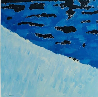 Frisman Vintage Rare Milton Avery MoMA Exhibition Poster Sea Grasses & Blue Sea 1958