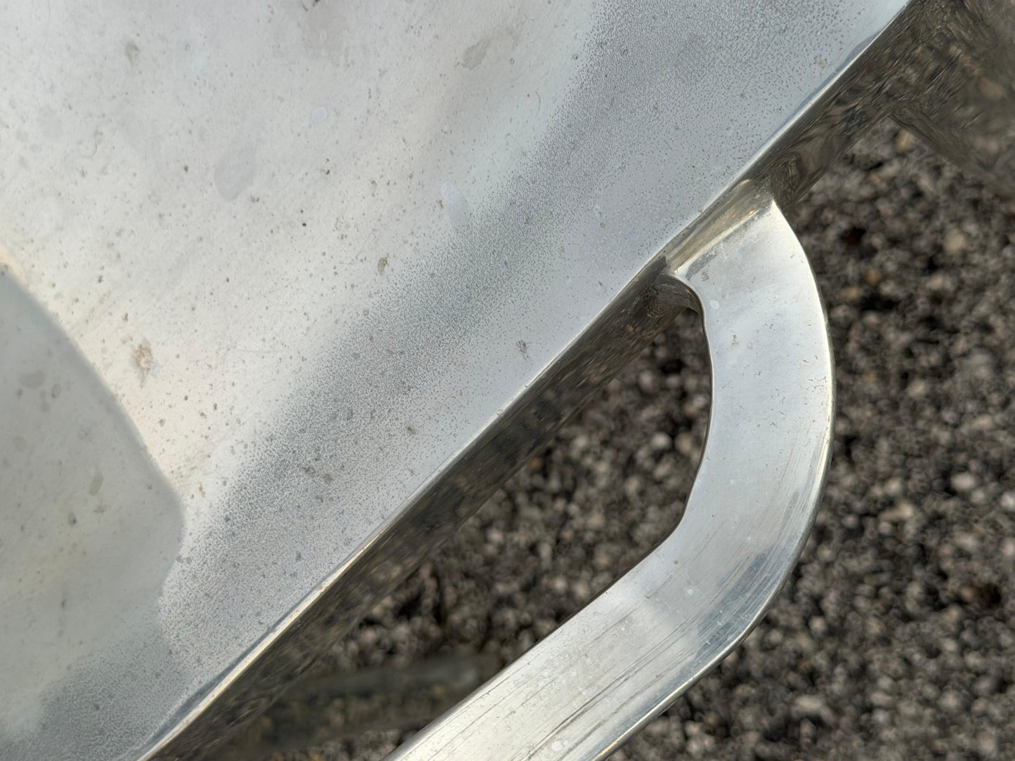 Frisman Vintage Emeco Arm Chair Polished Aluminum Philippe Starck