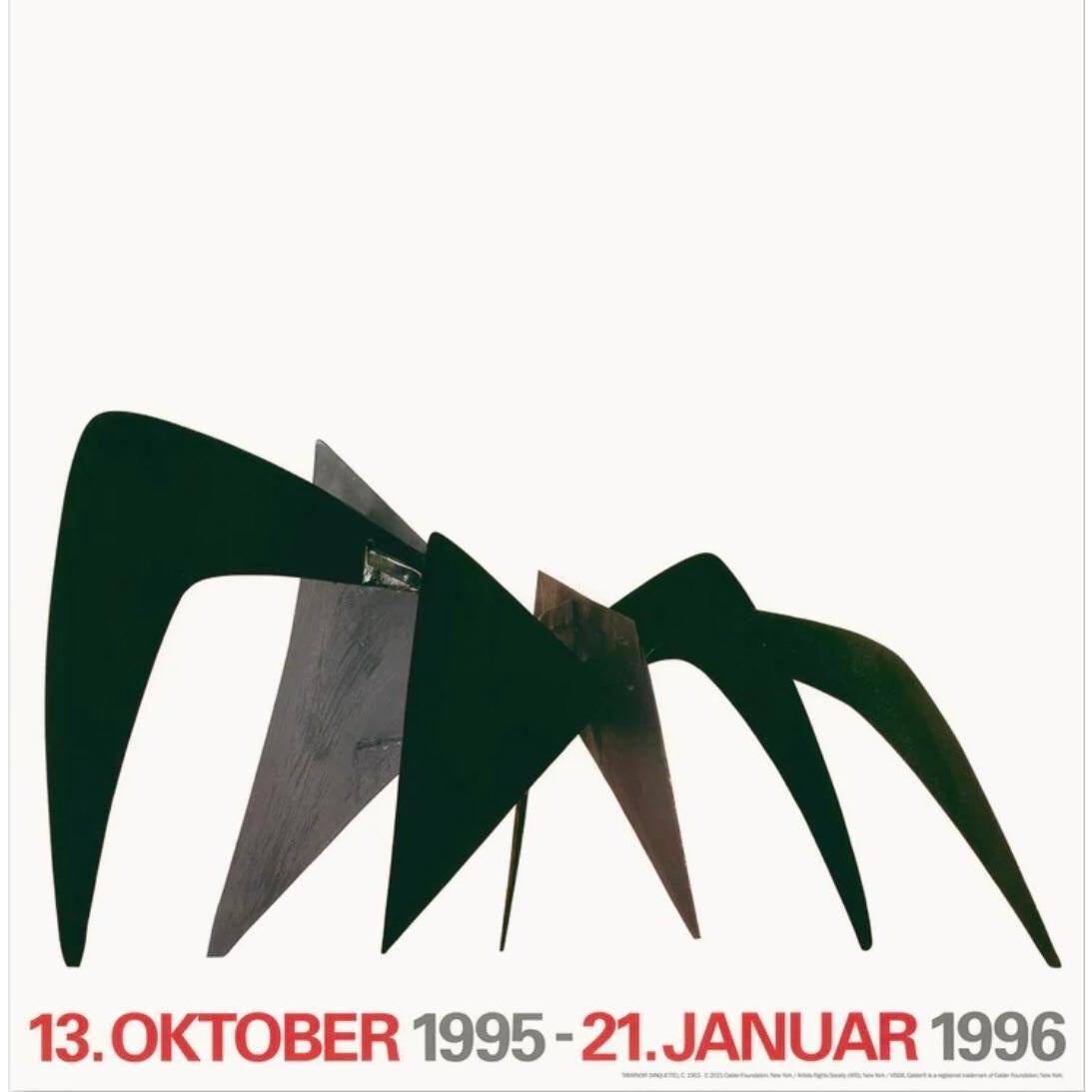 Frisman Vintage Original Alexander Calder ANTEATER Anniversary Museum Exhibition Litho Poster