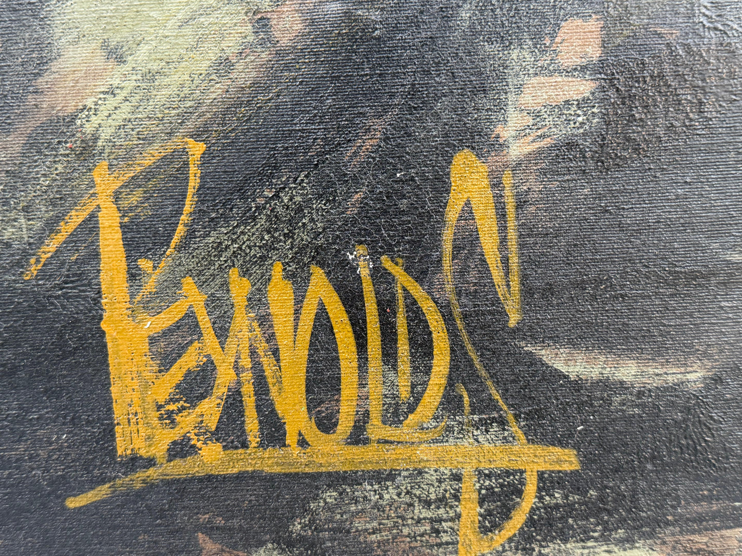 Frisman Vintage Lee Reynolds Abstract Nautical Impressionist Painting Lighthouse Harbor