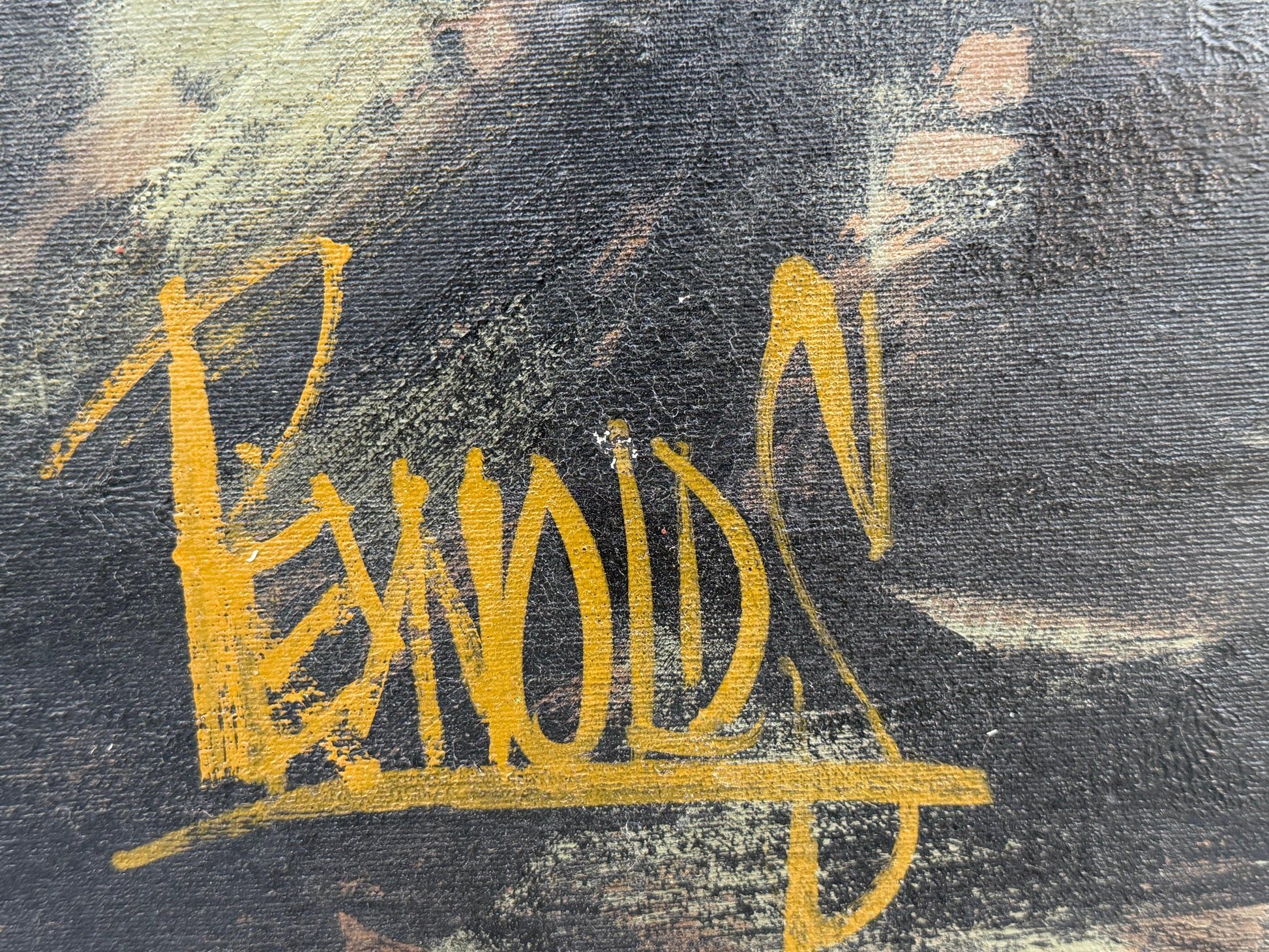 Frisman Vintage Lee Reynolds Abstract Nautical Impressionist Painting Lighthouse Harbor