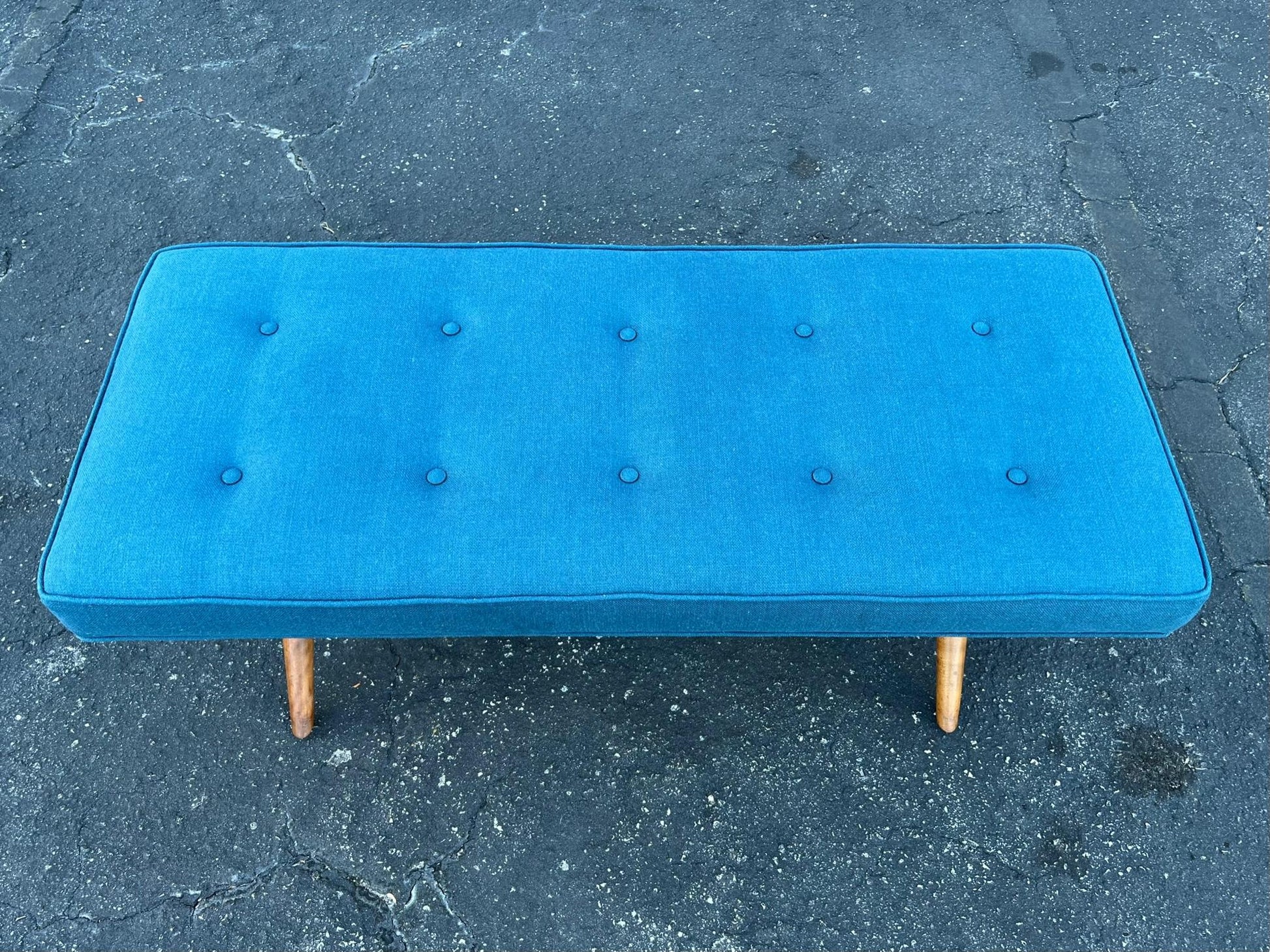 frisman vintage Classic Upholstered Bench by T.H. Robsjohn-Gibbings