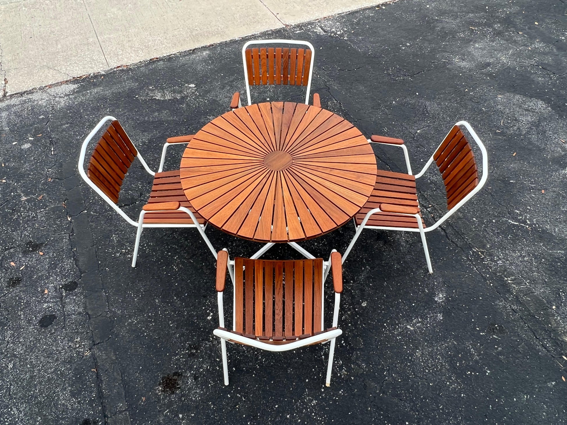 frisman vintage Danish Mid Century Outdoor Set By Daneline