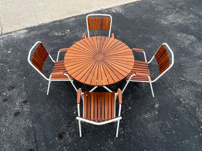 frisman vintage Danish Mid Century Outdoor Set By Daneline