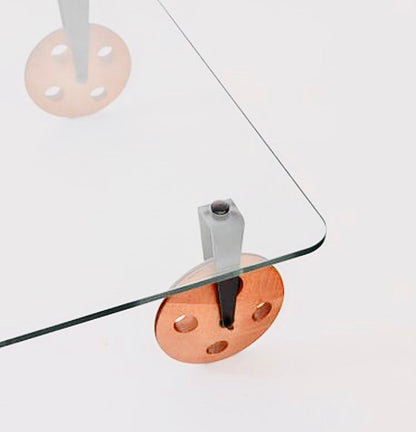Frisman Vintage Gae Aulenti Style Postmodern Industrial Coffee Table lood Wheels Fontana Arte