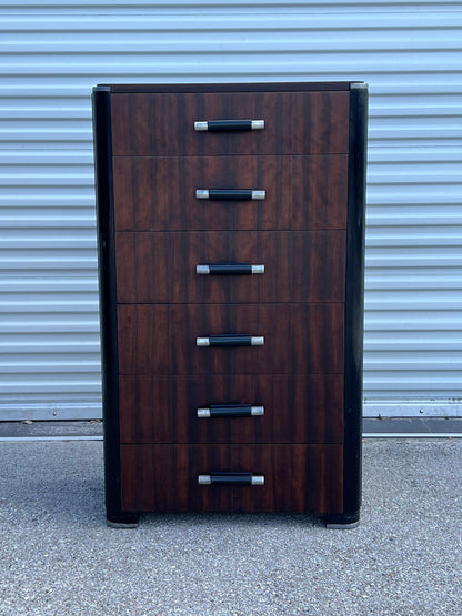 Frisman Vintage Donald Deskey Six Drawer Chest ca' 1930's