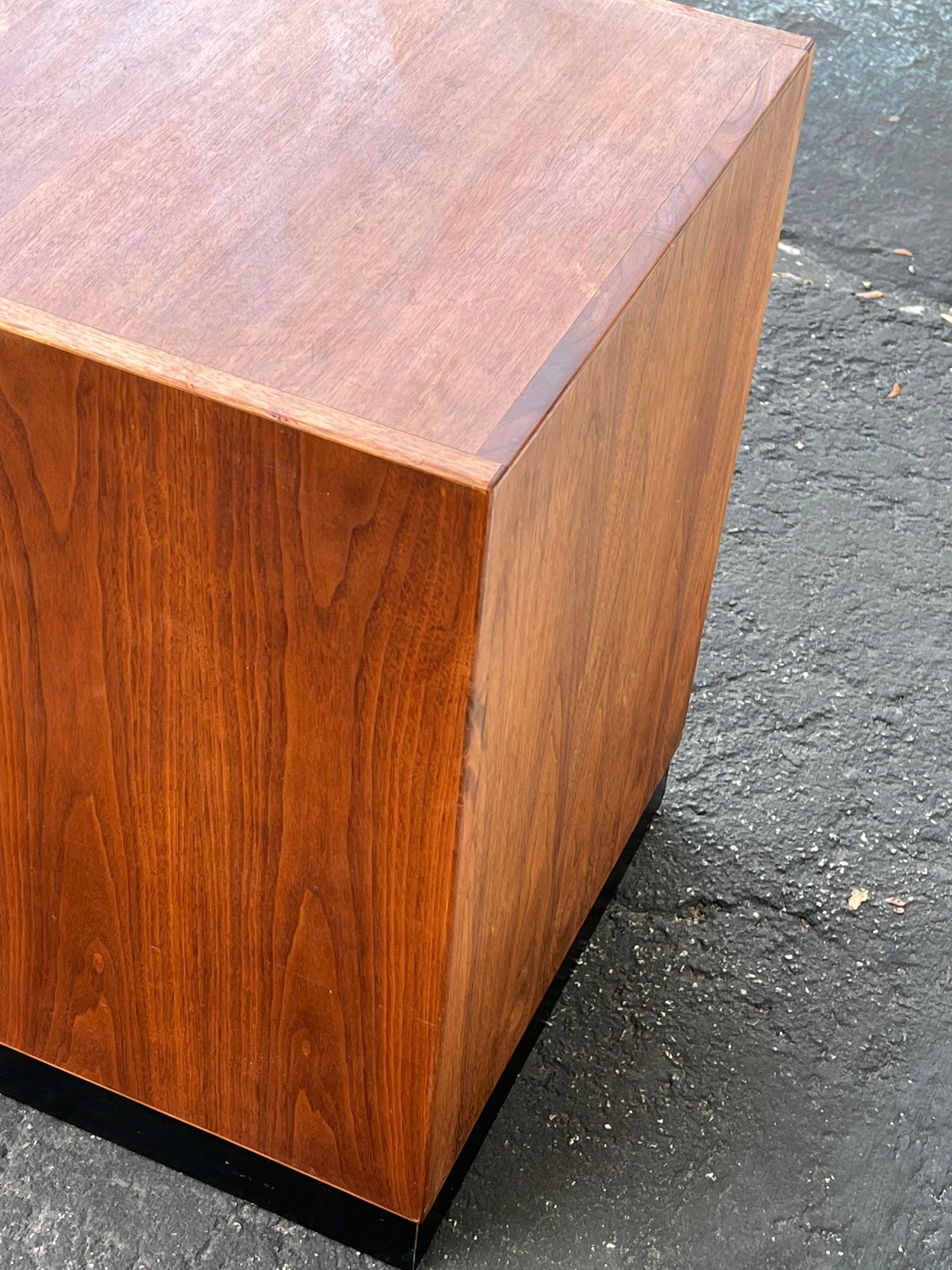 Frisman Vintage Jens Risom Filing Cabinet in Walnut