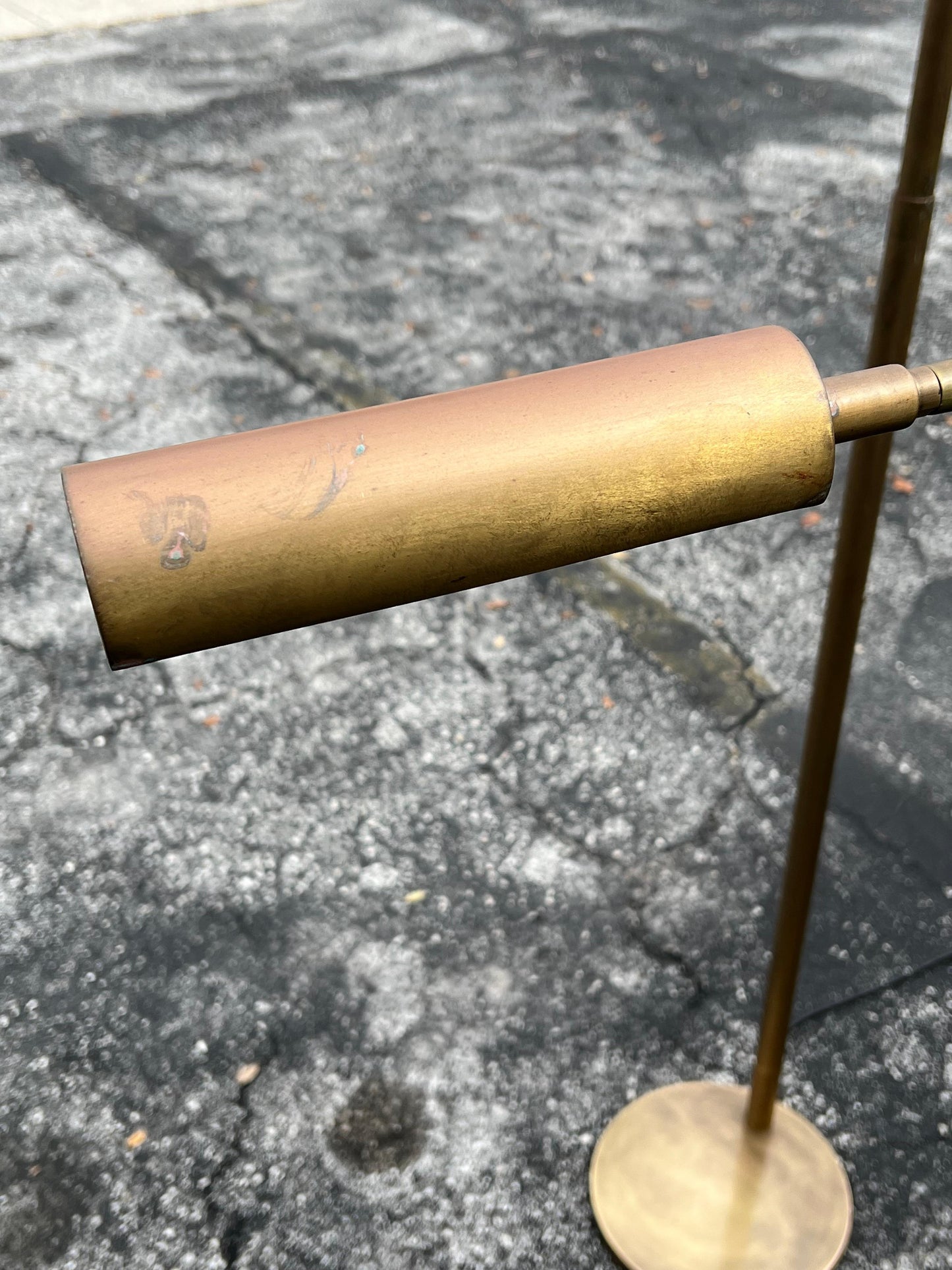 Frisman Vintage Articulated Brass Floor Lamps By Koch & Lowy