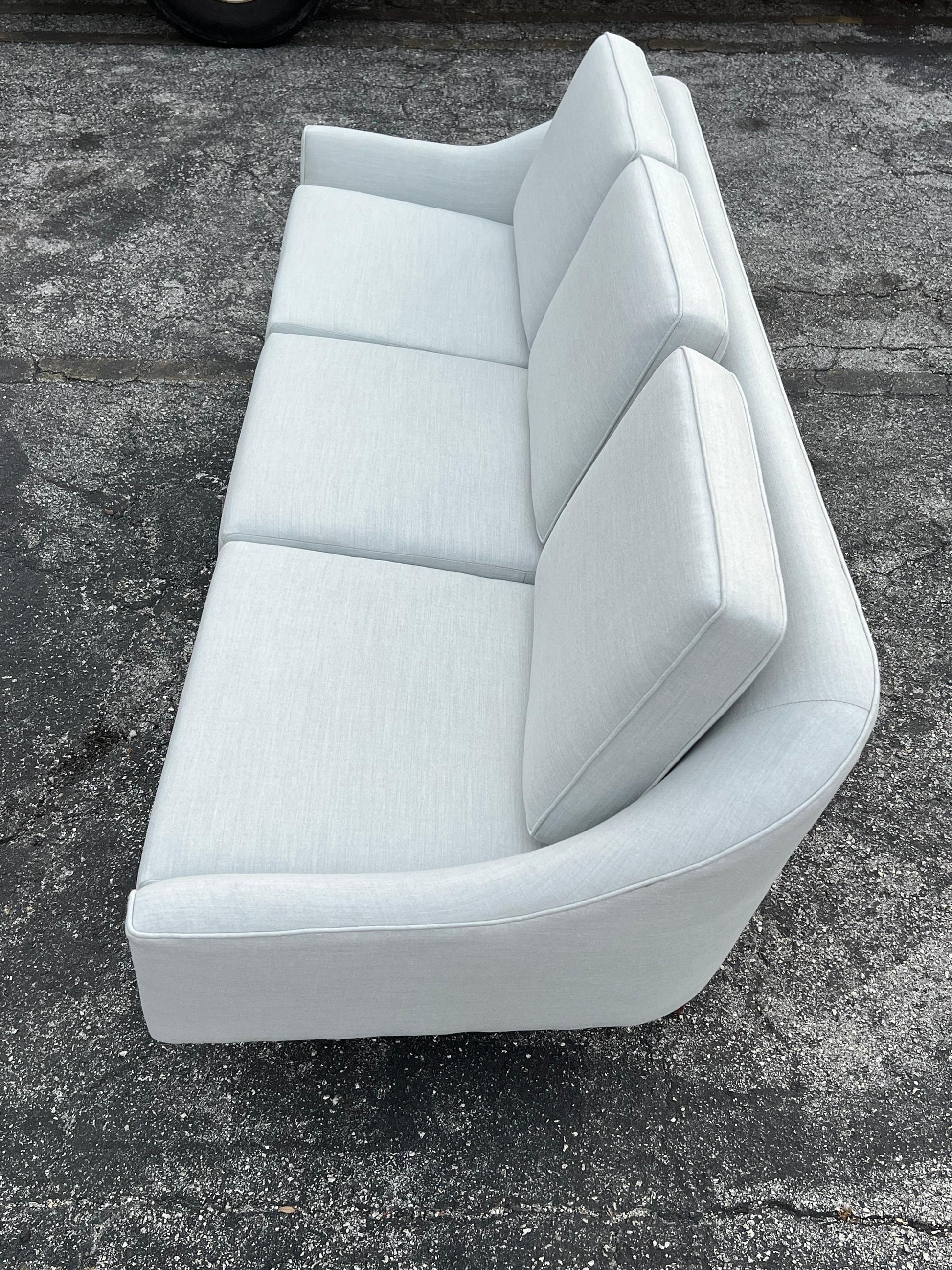 Frisman Vintage Classic Jens Risom Three Seat Sofa Ca' 1960's