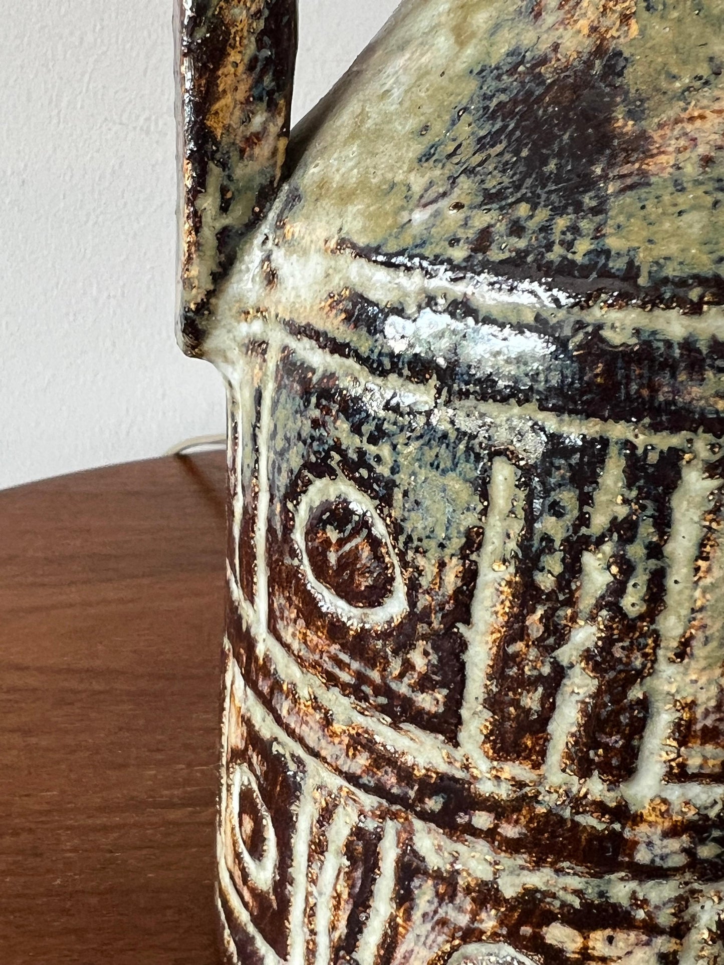 Frisman Vintage A Charming French Lamp By Olivier Pettit Vallauris France 1960's