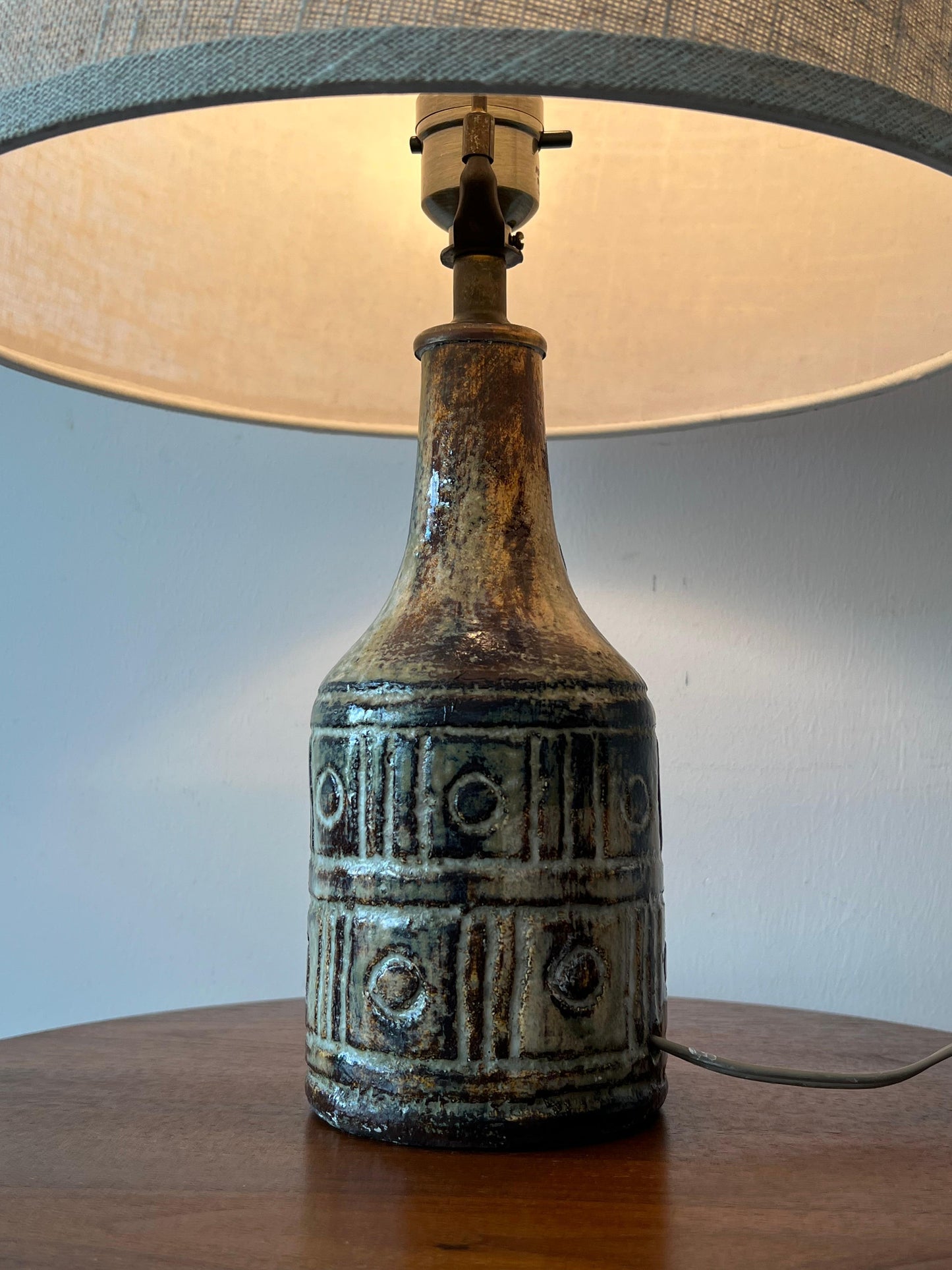 Frisman Vintage A Charming French Lamp By Olivier Pettit Vallauris France 1960's