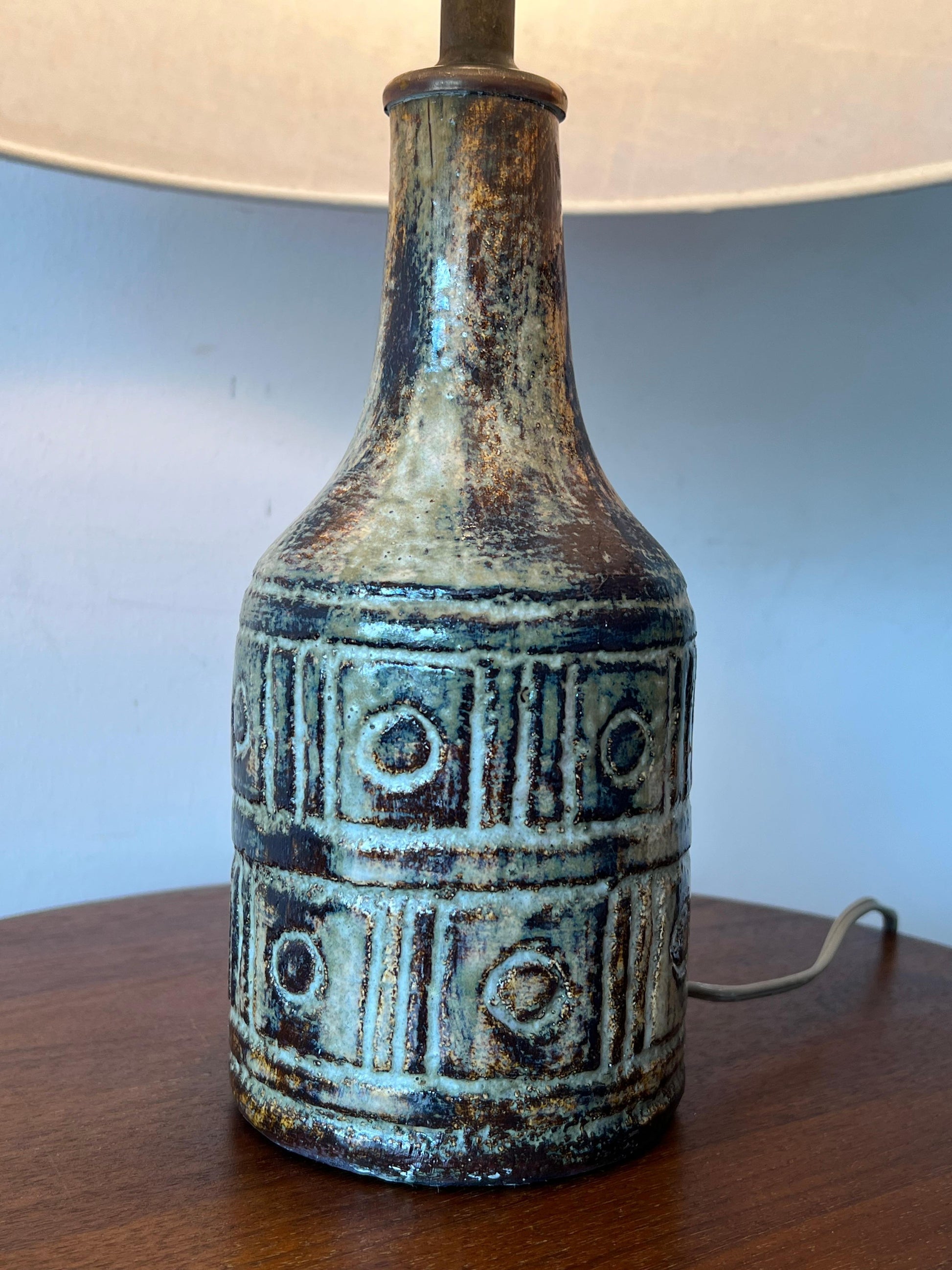 Frisman Vintage A Charming French Lamp By Olivier Pettit Vallauris France 1960's