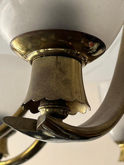 Frisman Vintage An Important And Rare Chandelier By Osvaldo Borsani ca' 1940's Brass