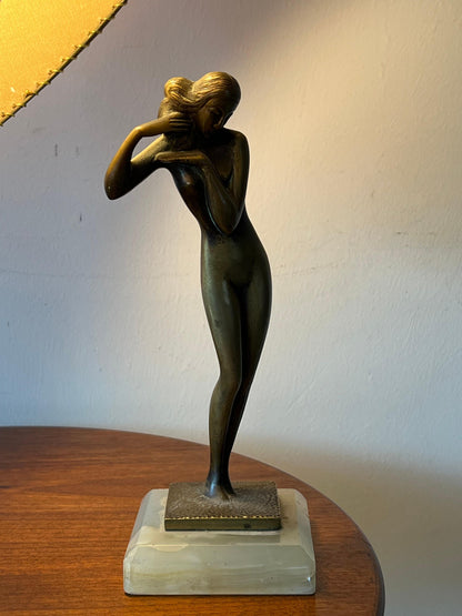 Frisman Vintage An Elegant Bronze Nude Ca' 1940's