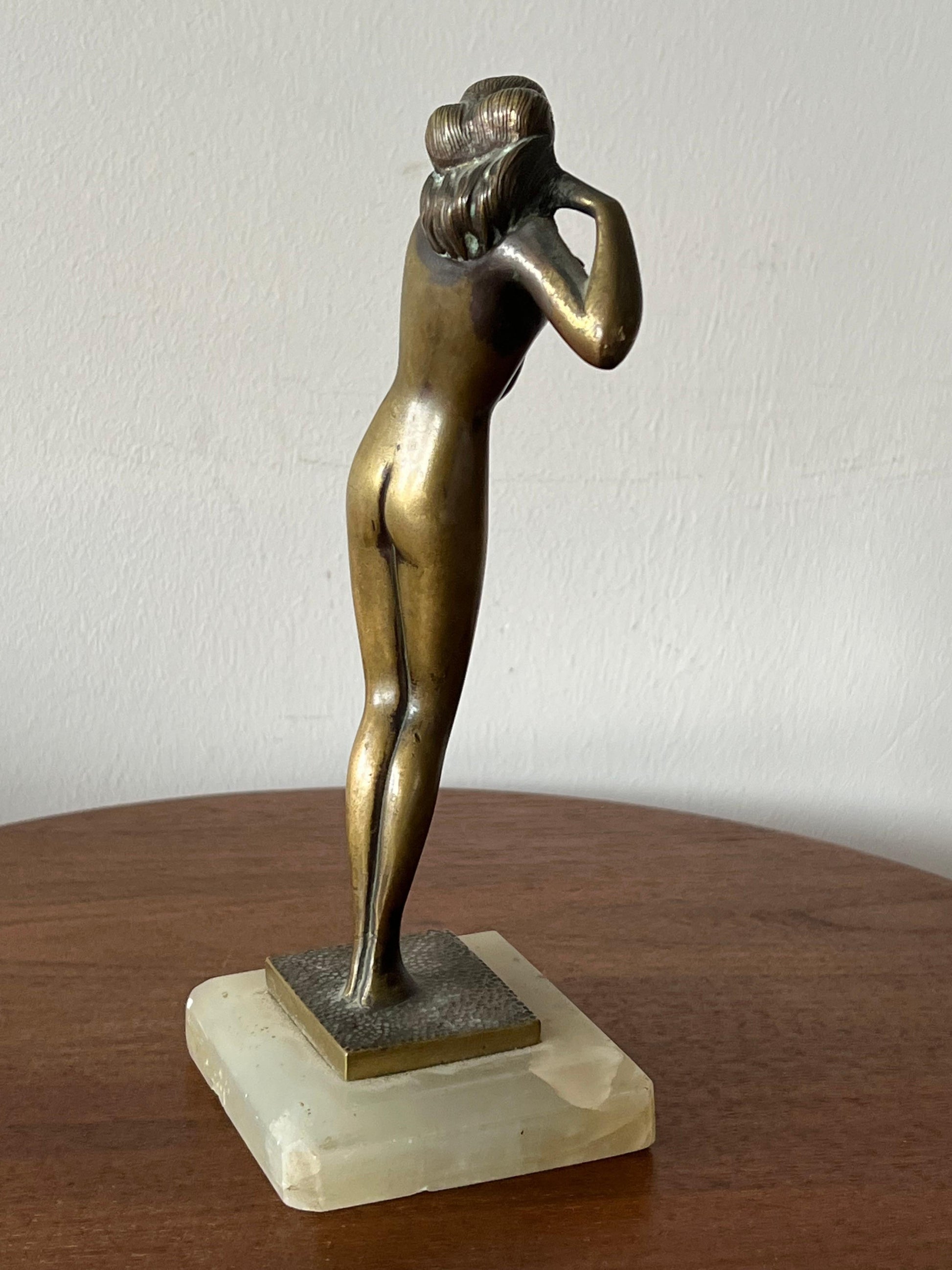 Frisman Vintage An Elegant Bronze Nude Ca' 1940's