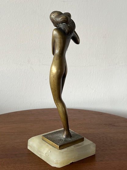 Frisman Vintage An Elegant Bronze Nude Ca' 1940's