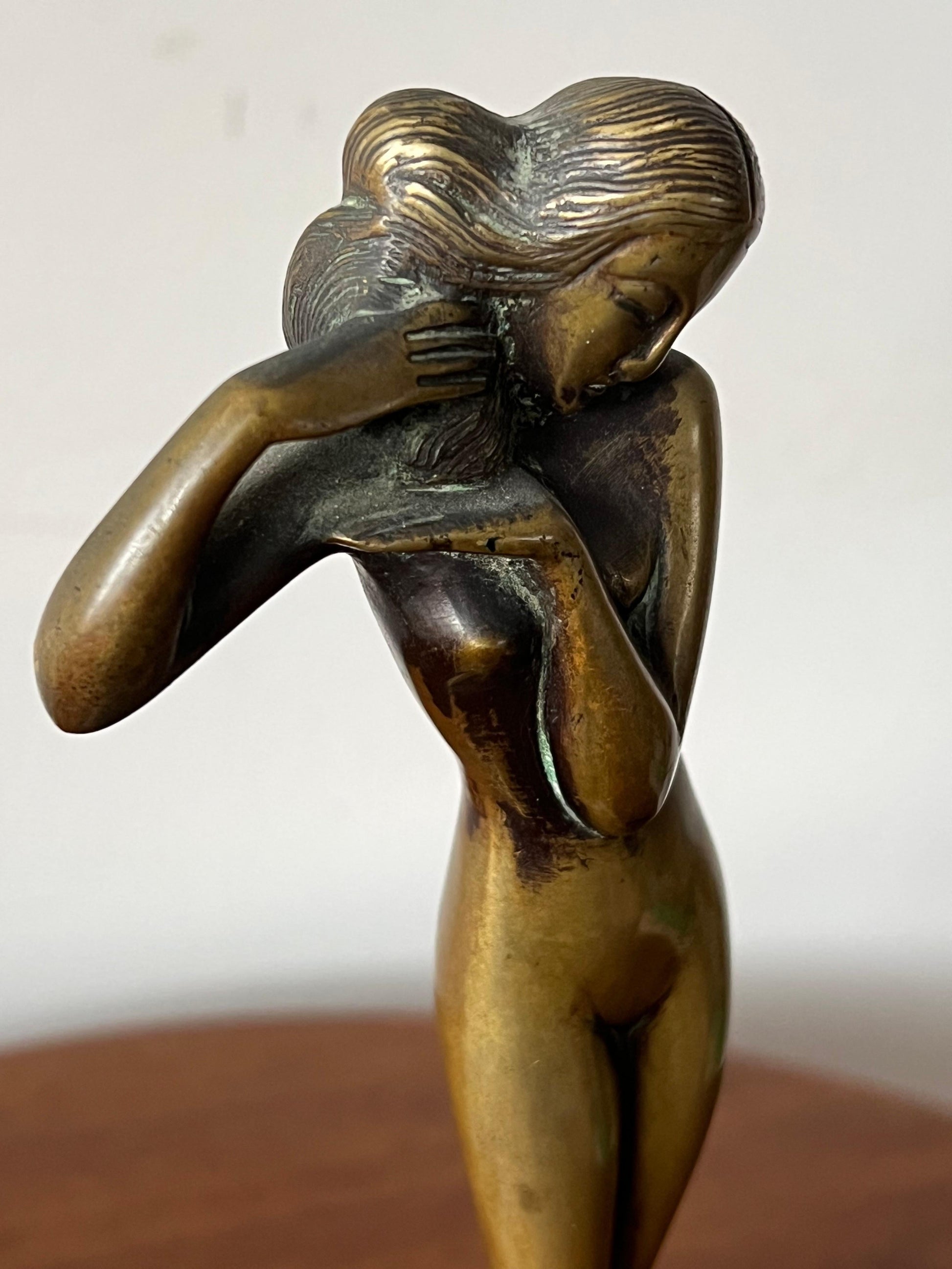 Frisman Vintage An Elegant Bronze Nude Ca' 1940's